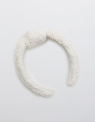 Aerie Sherpa Top Knot Headband | American Eagle Outfitters (US & CA)