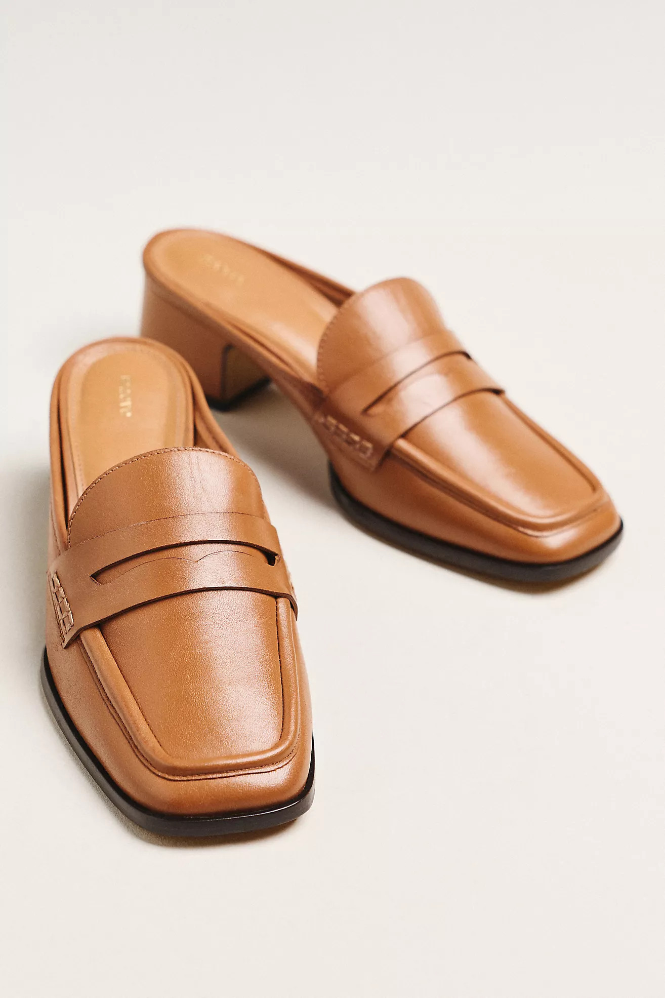 Maeve Loafer Mule Heels | Anthropologie (US)