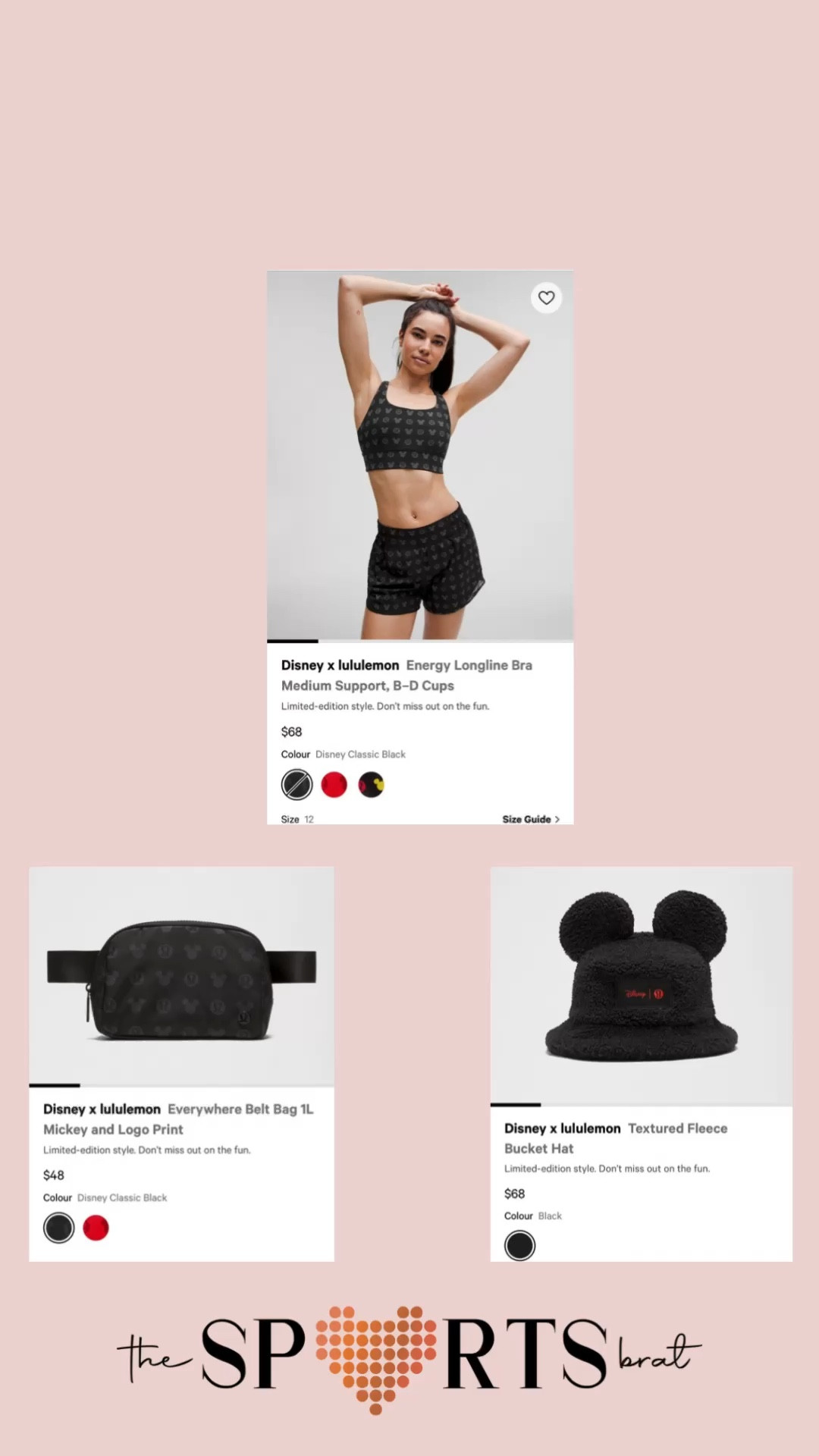 Everything I grabbed from the Disney collab with Lululemon  

#LTKFitness #LTKActive