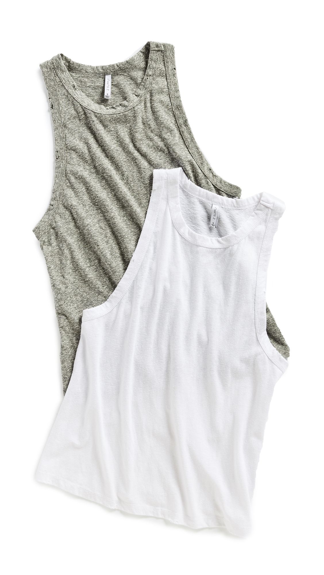 Z Supply The Triblend Racer Tank 2 Pack | Shopbop