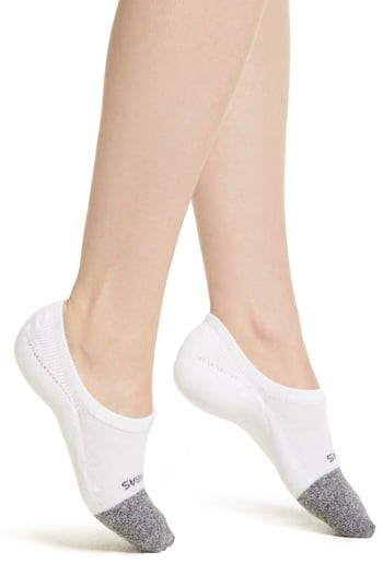 Women's Bombas Cushioned No-Show Socks, Size Medium - White | Nordstrom