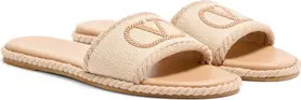 VLOGO Torchon Flat Espadrille Slide Sandal (Women) | Nordstrom | Nordstrom