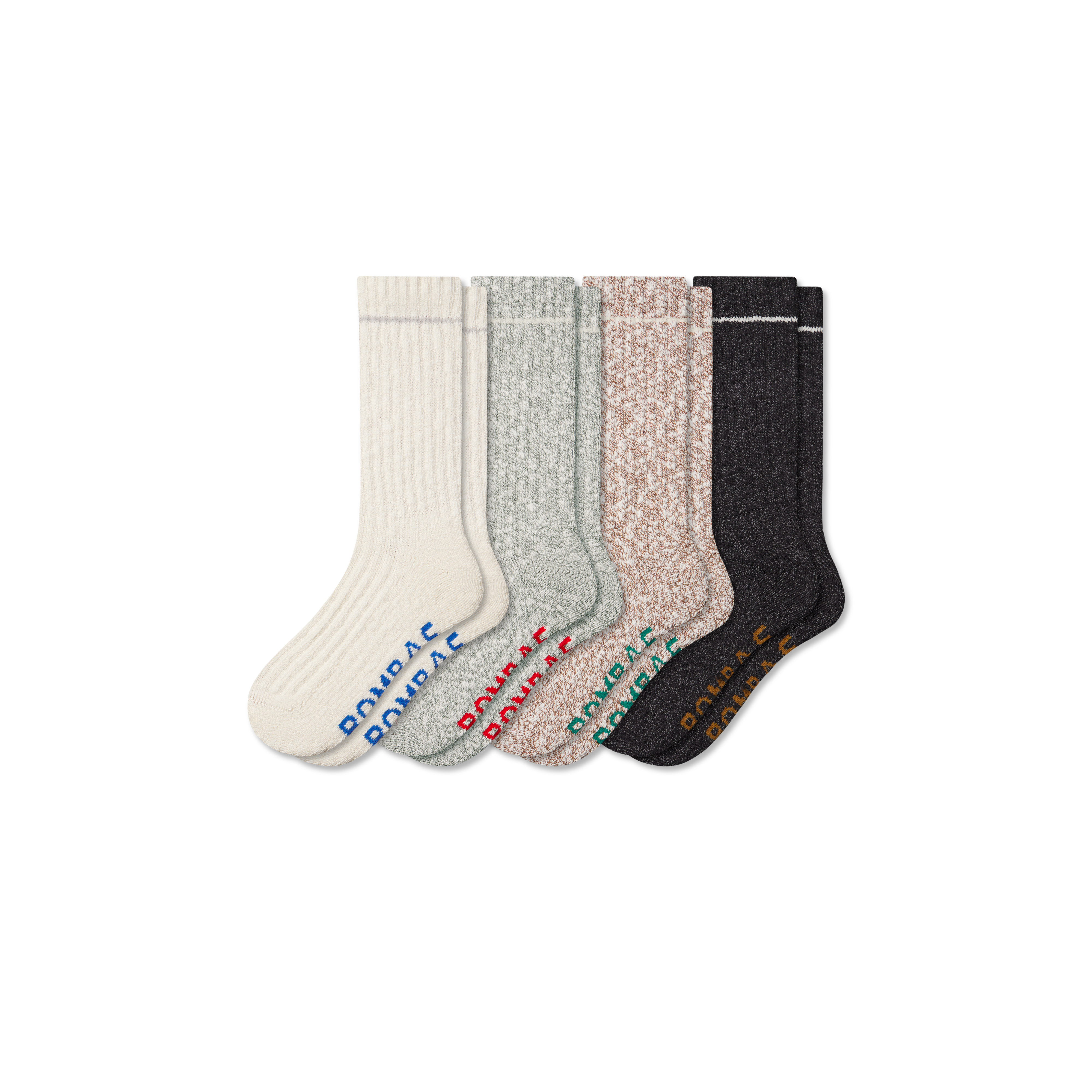 Women's Chunky Ragg Calf Sock 4-Pack | Bombas