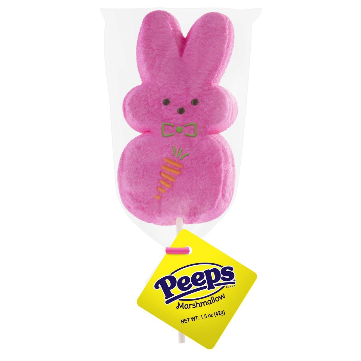 Peeps Pink Marshmallow Easter Bunny Lollipop - 1.5oz | Target