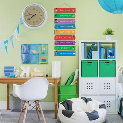 Set Of 9 Boys Room Bedroom Decor Boys Inspirational Wall Decor Wood Hanging Plaque Motivational Kids Bedroom Wall Sign For Kids Teenage Toddler(black | Wayfair North America