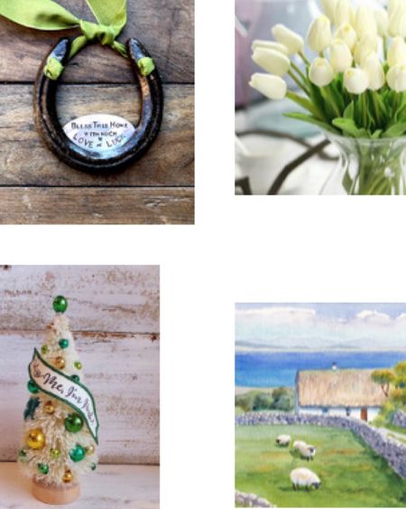 Perfect unique St. Patrick’s Day decor and gifts for the Irish person in your life. 
1. 🍀 The Love and Luck Horseshoe™ Traditional Symbol. Southern. Rustic Welcome. Equestrian Decor. Barn Wedding. Equine Style. Housewarming Gift
2. 🍀 Real Touch Tulips Ivory Cream White Tulips Flowers for Wedding Bridal Bridesmaids Bouquet Flowers Table Centerpieces 
3. 🍀 6 inch St. PATRICK'S Bottle Brush TREE : SINGLE Tree - 6" Tall Tree ~ Tier Tray Decor ~ Party/Home ~ Hand Made Vintage Style Gift
4. 🍀 Original Aran Islands watercolor landscape painting Ireland thatched cottage sheep unframed wall art by Janet Zeh

LOOK INTO MY BESTSELLERS COLLECTION

Follow @julie_ann_rachelle
Visit julieannrachelle.com
Search #julieannrachelle 

SUBSCRIBE TO MY ALERTS FOR MORE FABULOUS FINDS! 

Thanks for your support!



.
#ltk #ltkunder50 #ltkstyletip #ltkunder100 #ltksalealert #ltkhome #ltkshoecrush #ltkfashion #ltkfamily #ltkbeauty #ltkspring #ltkholidaystyle #ltkitbag #ltkseasonal #ltkcurves #ltkkids #ltktravel #ltkbaby #ltkeurope #ltkfit #ltkbump #ltkswim #ltkunder25 #ltkworkwear #ltkholiday #ltkholidaywishlist #ltkblogger #ltkfind #julieannrachelle


#LTKGiftGuide #LTKhome #LTKfindsunder100