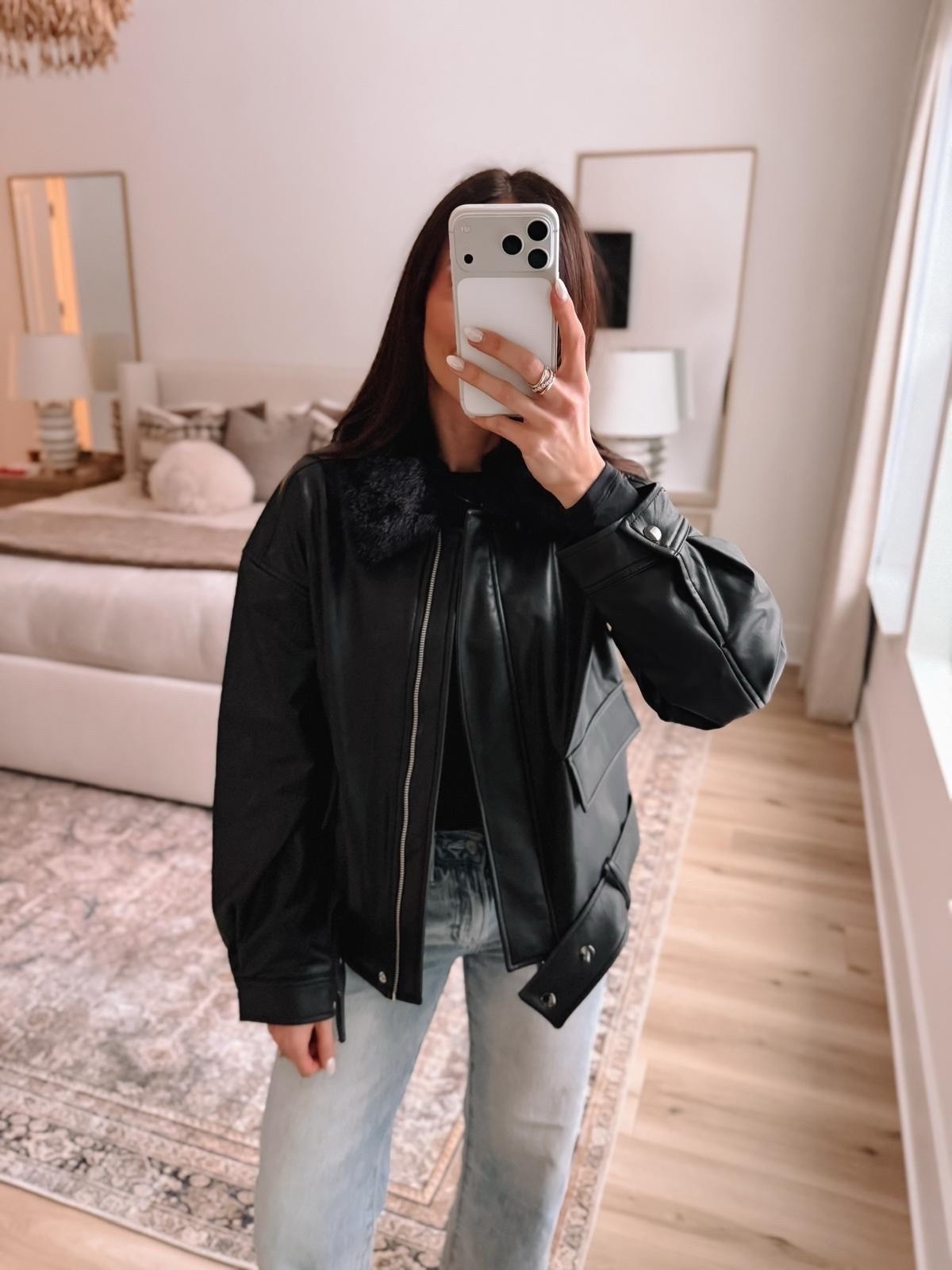 Target bomber jacket with faux fur collar, target finds, bomber jacket, target outerwear, annabrstyle

#LTKootd #LTKOver40 #LTKSeasonal