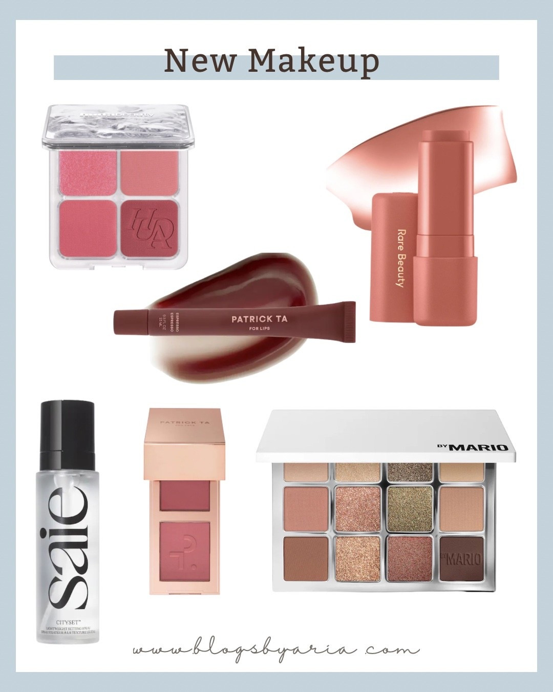 New makeup I have my eye on from some of my favorites!! Really excited to get my hands on the saie setting spray!! 

#LTKBeauty