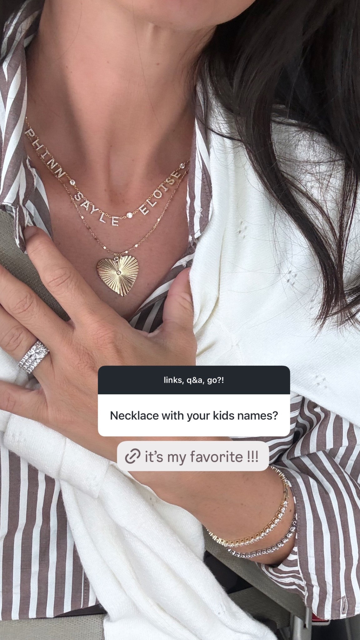 Go to necklace stack I’m obsessed with! 

#LTKmomlife #LTKgrwm