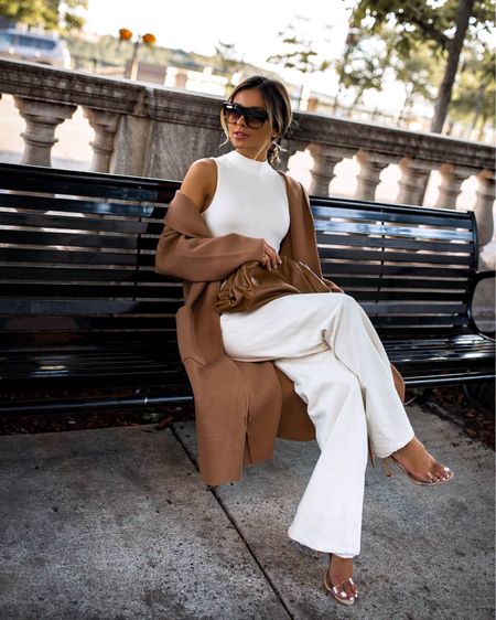 workwear outfit
Mango camel cardigan coat
Nordstrom white bodysuit
White pants



#LTKunder100 #LTKSeasonal #LTKworkwear