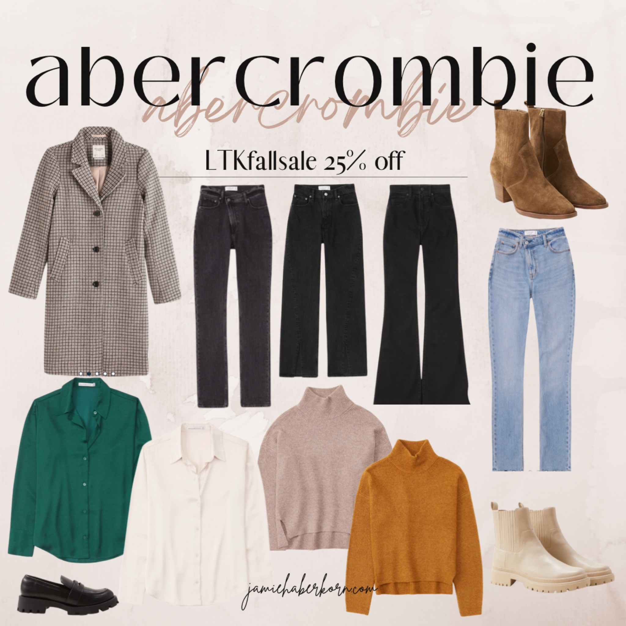 Abercrombie 25% off - 


#ltksale #abercrombie #abercrombiesale #fallfashion #fallstyleideas #falloutfitinspo #coat #sweater #denim #booties #loafers

#LTKstyletip #LTKSale #LTKSeasonal