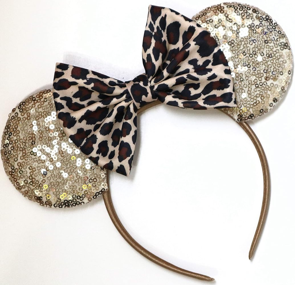 Leopard & Cheetah Mickey & Minnie Ears - Lion King & Animal Kingdom Themed | Amazon (US)