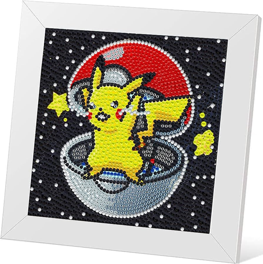 Cartoon Diamond Painting Kits for Kids with Frame,Cartoon Diamond Art for Kids Ages 4-8-12,Easy K... | Amazon (US)