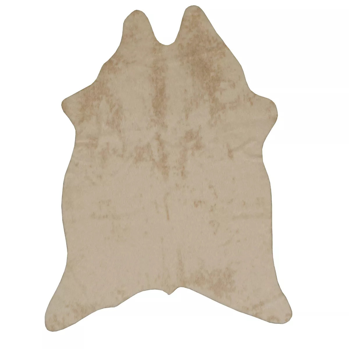 Linon 3'9"x5' Mini Faux Hide Rug Beige | Target