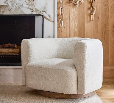 Cole Swivel Chair | Pottery Barn (US)