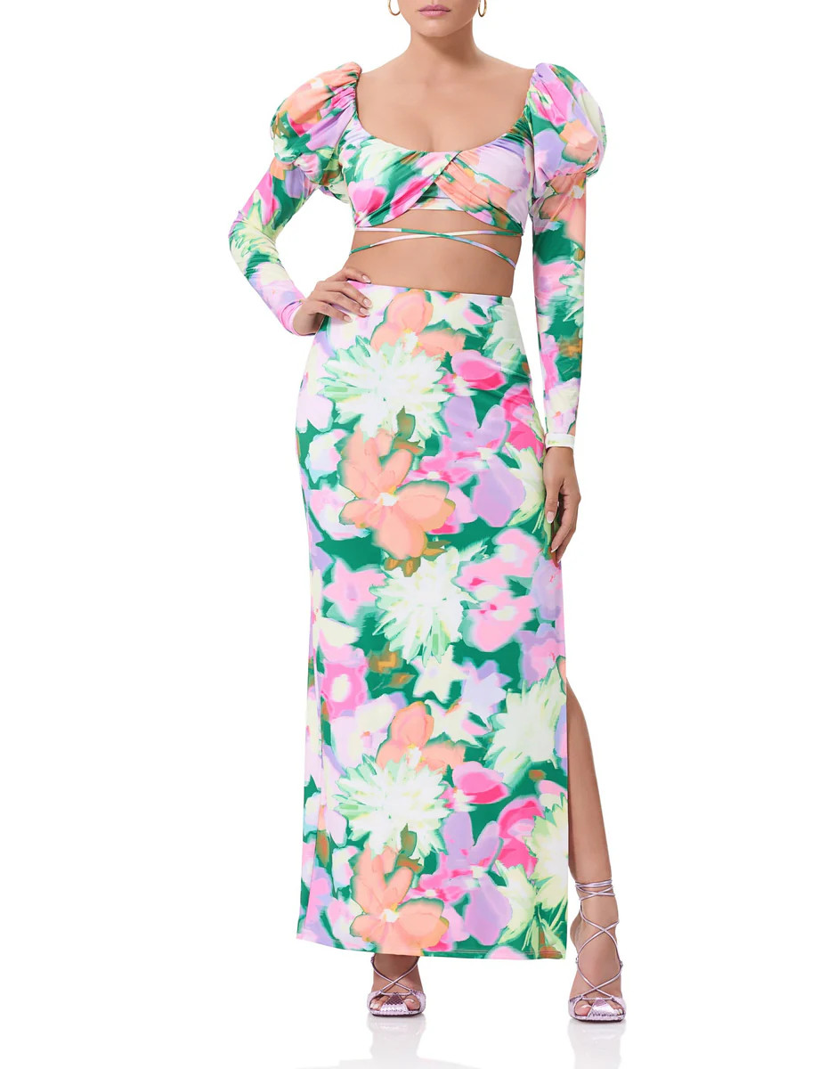 Margot Maxi Skirt - Spring Blossom | ShopAFRM