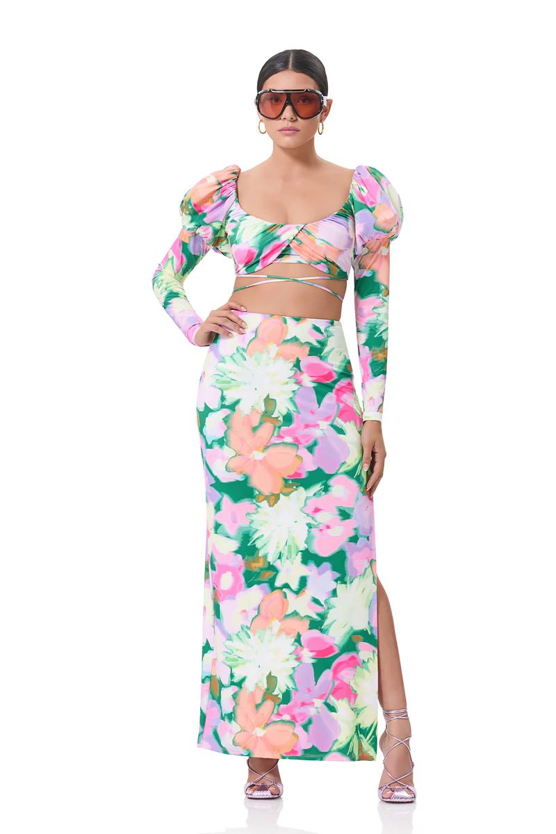Margot Maxi Skirt - Spring Blossom | ShopAFRM