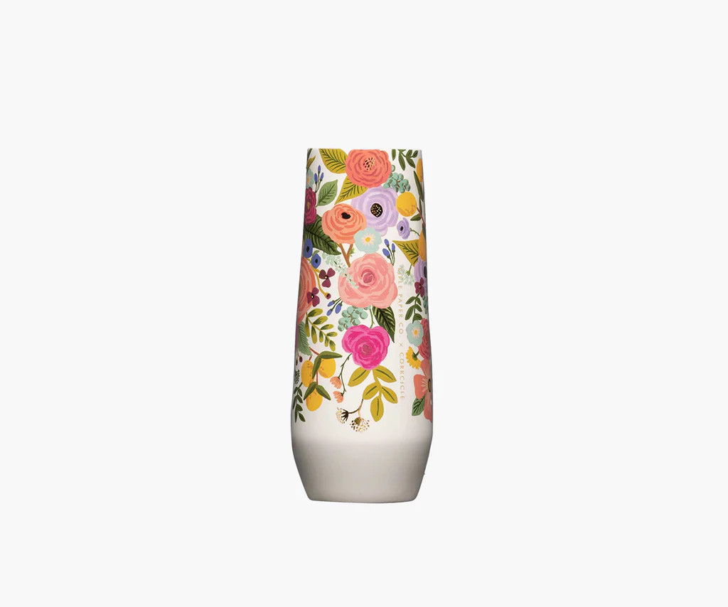 7 oz. Stemless Flute - Garden Party | Rifle Paper Co.