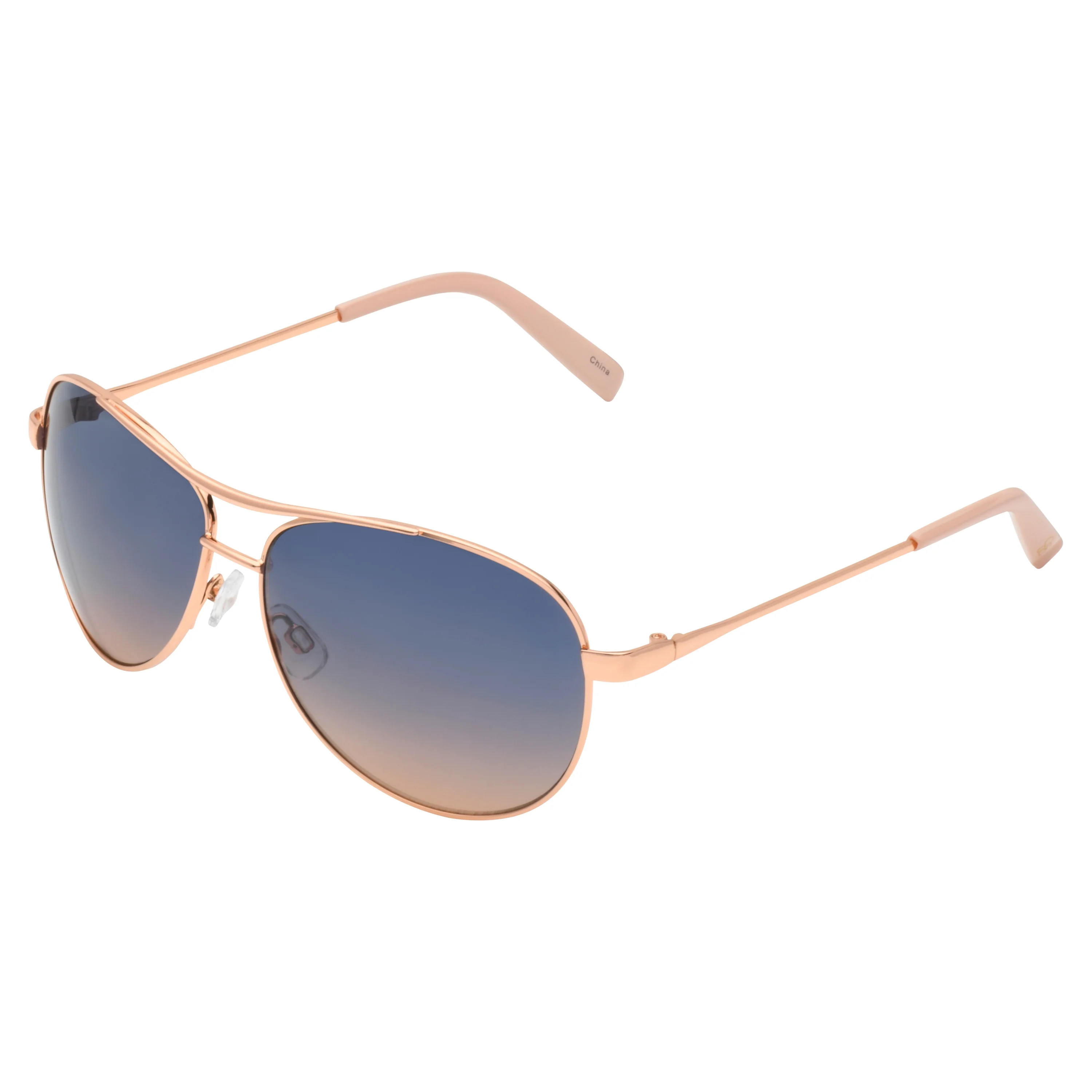 Jessica Simpson Women's Metal Aviator Sunglasses with 100% UV Protection, 60 mm | Walmart (US)