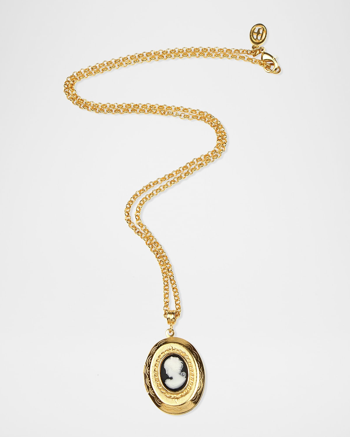 Cameo Lock Pendant Necklace | Neiman Marcus