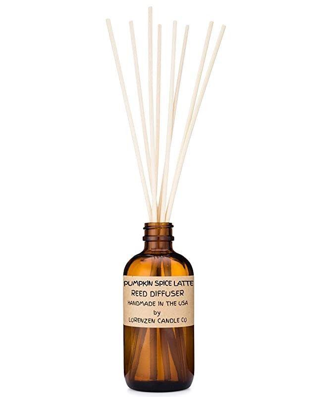 Pumpkin Spice Latte Reed Diffuser Set 3oz | Handmade in the USA by Lorenzen Candle Co | Amazon (US)