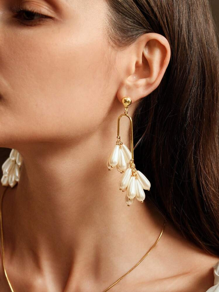 White Flower Earring | SHEIN