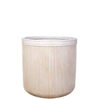 12 in. Sandstone Fiber Stone Linea Cylinder CPX4-42B | The Home Depot