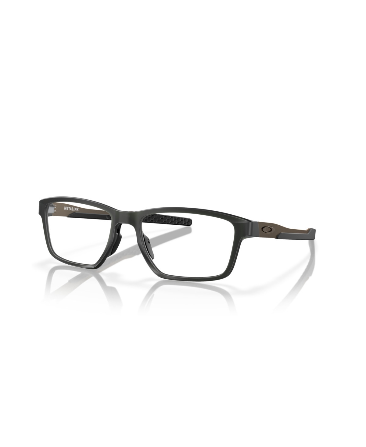 Oakley Men's Metalink Eyeglasses, OX8153 - Matte Olive | Macy's