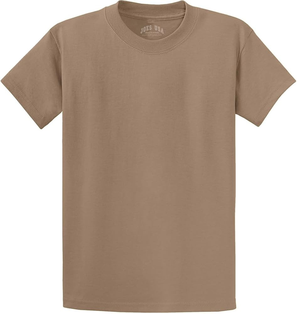 Joe's USA Mens Heavyweight 6.1-Ounce, 100% Cotton T-Shirts in Regular, Big and Tall Sizes | Amazon (US)