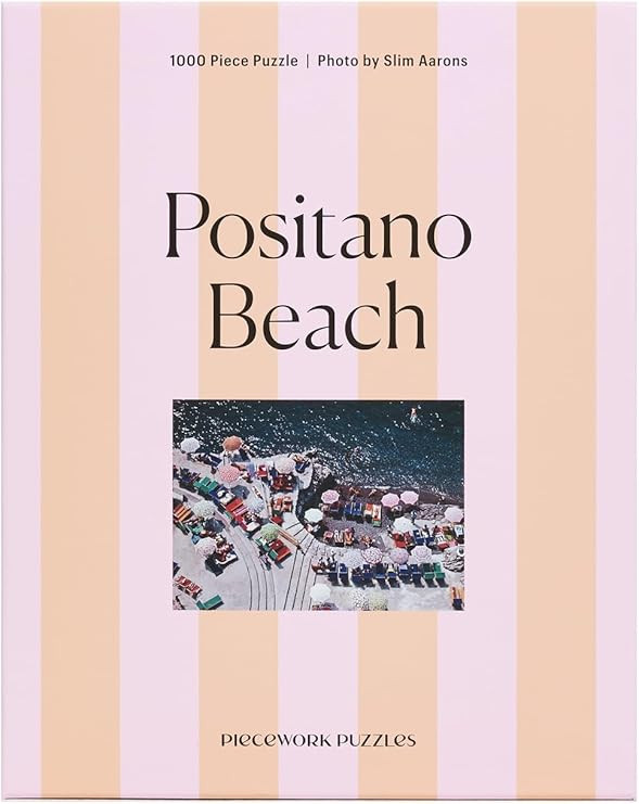 Piecework Puzzles Women's Positano Beach Puzzle | Amazon (US)