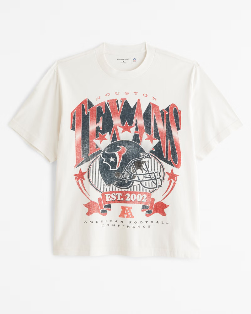 Houston Texans Vintage-Inspired Graphic Tee | Abercrombie & Fitch (US)