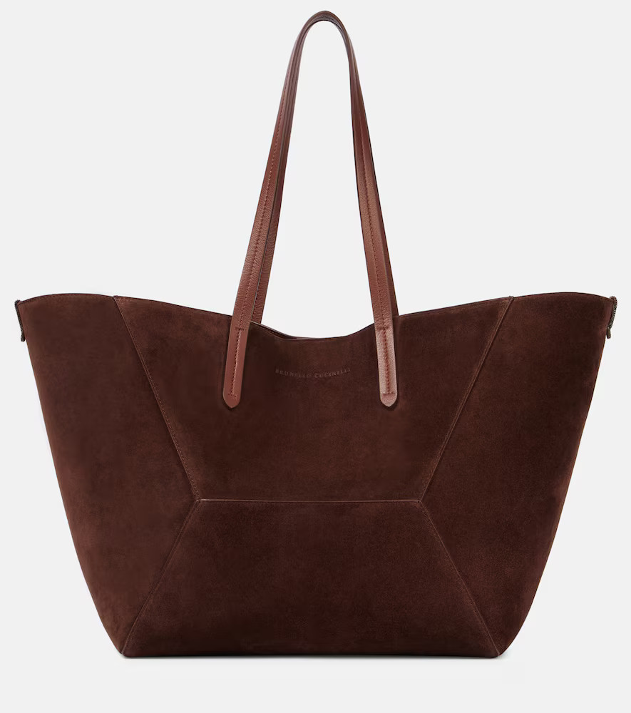 Brunello Cucinelli BC Duo Large suede tote bag | Mytheresa (US/CA)