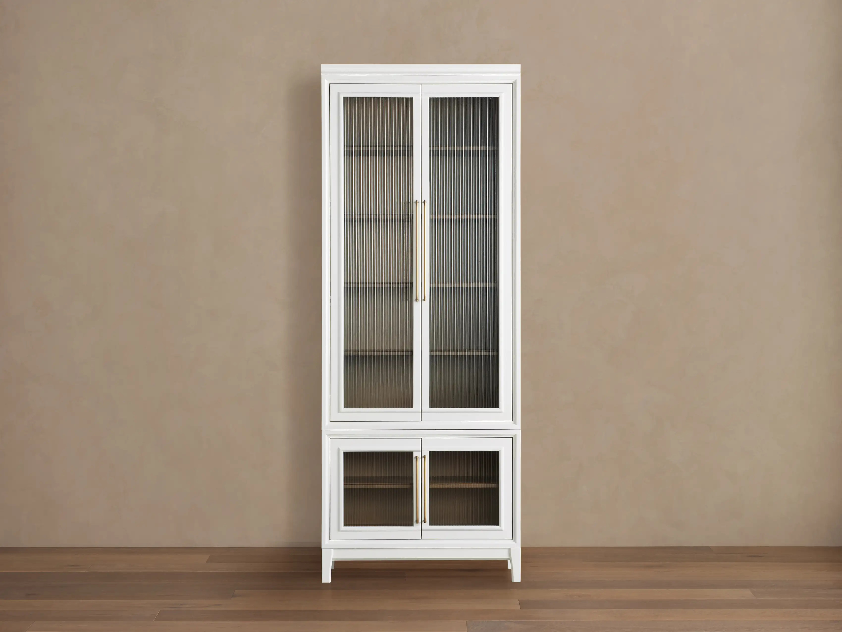Rowan Modular Stacked Glass Cabinet | Arhaus