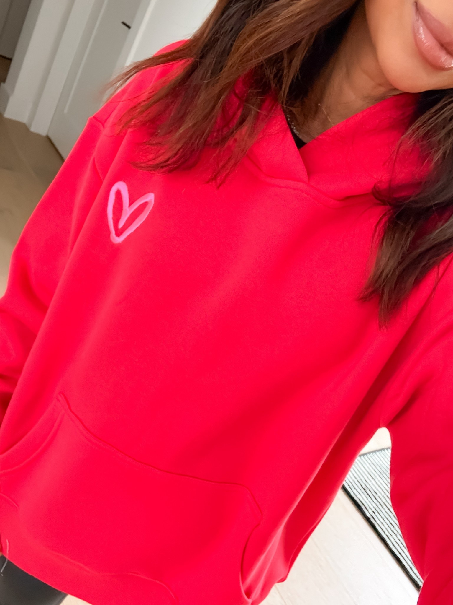 I have the size XS in these new hoodies! 

#LTKValentine #LTKgrwm #LTKootd