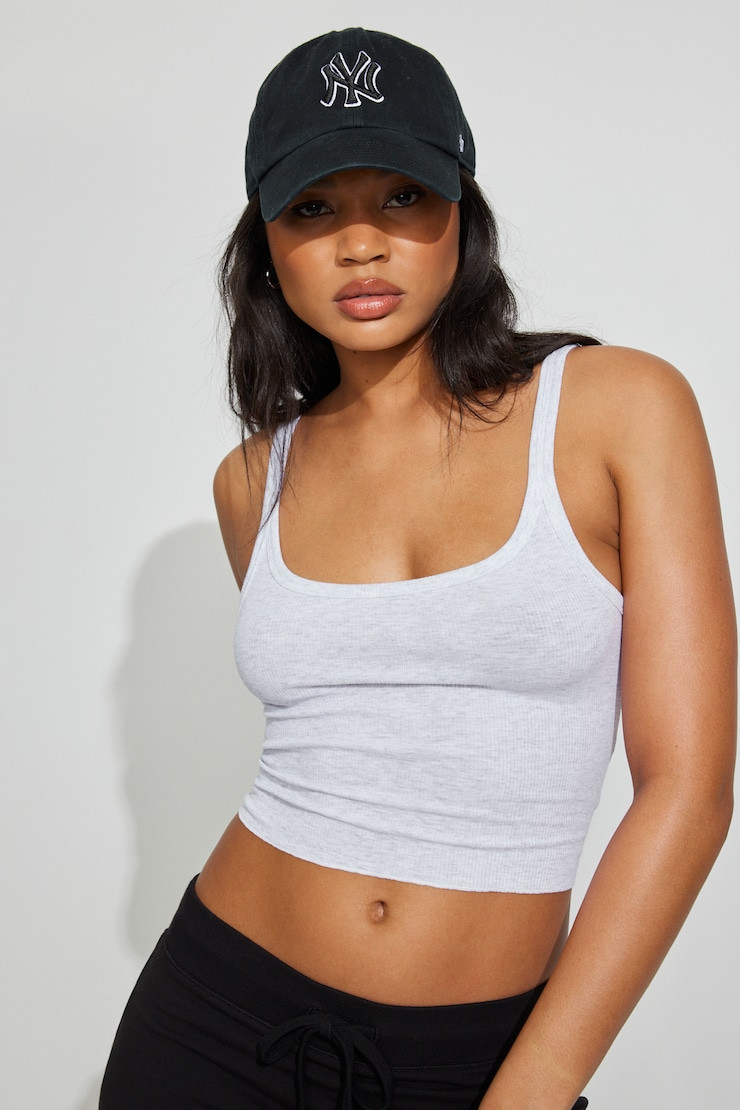 Ribbed Tank Top - Garage - Greys - Women Clothing | Garage Clothing
