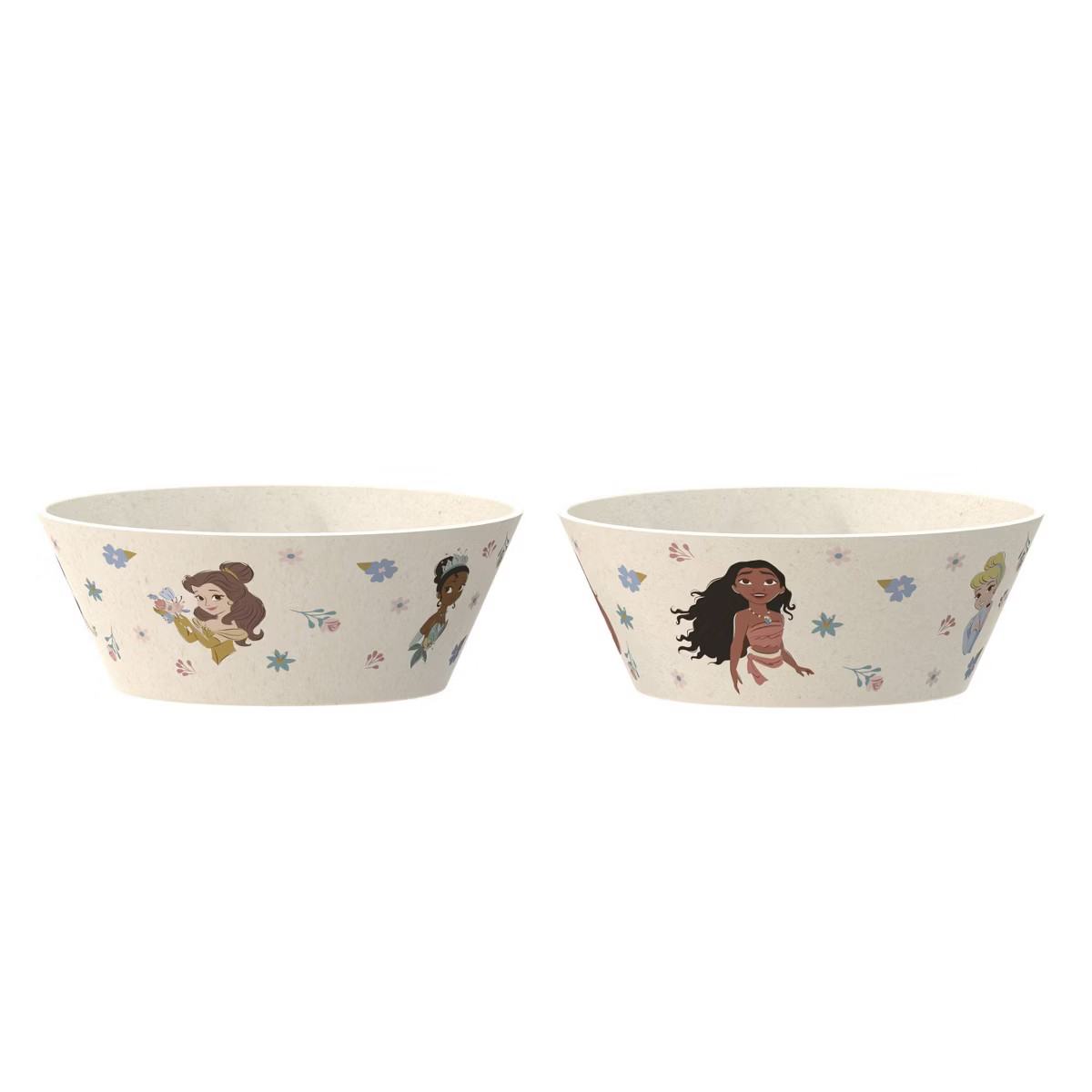 Zak Designs 2pk 6&quot; Princess Melamine Bamboo Bowl Set | Target
