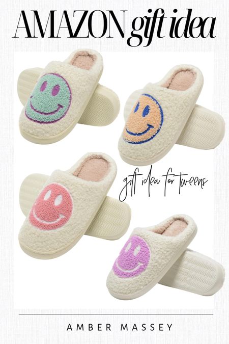 Amazon Finds | gift ideas for tweens | gift ideas for her | smiley face slippers | gift ideas for girls 

#LTKkids #LTKfindsunder50 #LTKGiftGuide