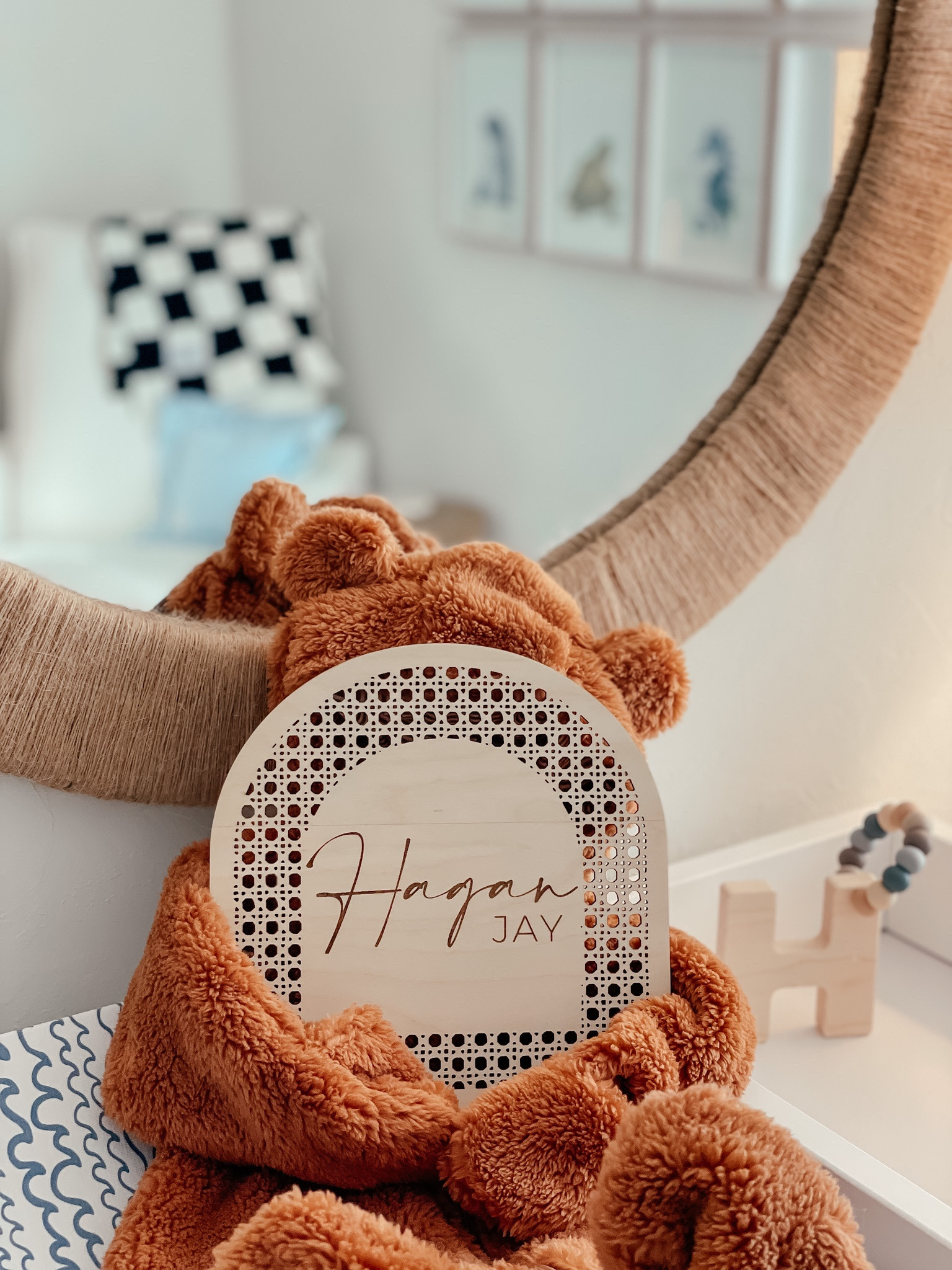 Cutest engraved pine wood sign! This is baby name announcement we used. #babyname #announcement #genderannouncement #genderreveal #namereveal #babynameannouncement #babynamereveal #bearsuit #babybear  

#LTKbaby #LTKbump #LTKkids