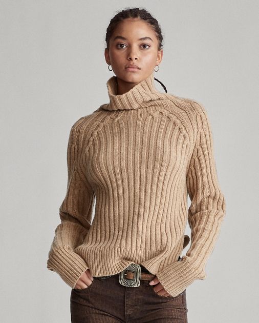 Ribbed Turtleneck Sweater | Ralph Lauren (US)