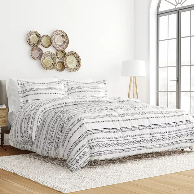 Modern Boho Prints Ultra Soft Duvet Cover Set, Easy Care, Matching Shams - Becky Cameron | Target