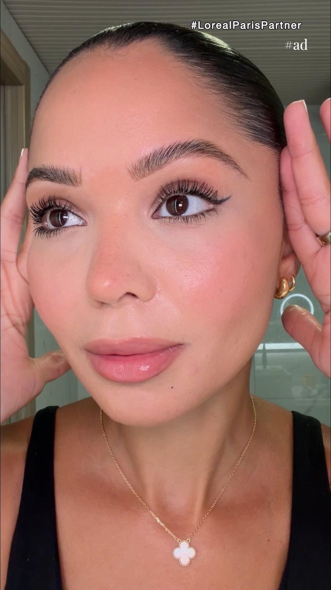 #ad #LorealParisPartner Intense length, waterproof and long-lasting My favorite @lorealparis Telescopic Waterproof Mascara is available in-store and online at @target @targetstyle. Add to cart! 🥳 @shop.ltk #lorealparismakeup #targetpartner #liketkit