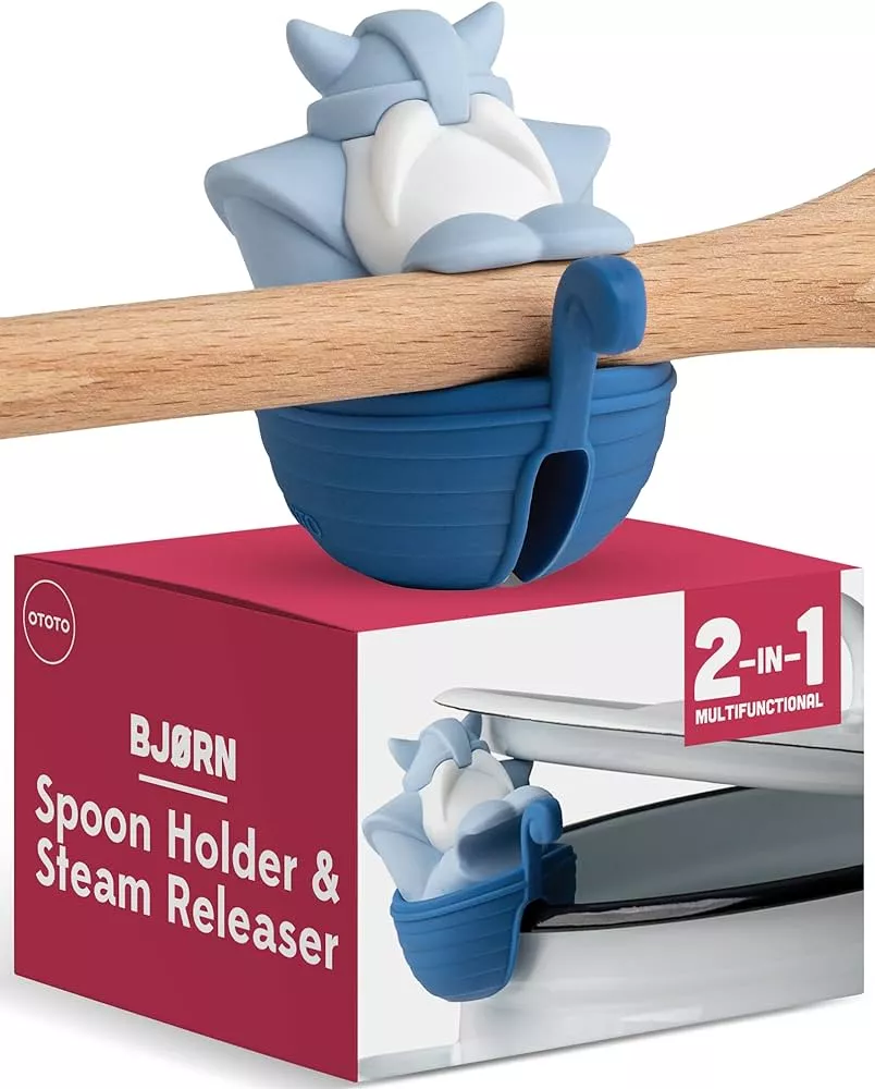 Spoon Holder for Stove Top - Fun Kitchen Gifts for Homecooks - Spatula  Holder and Cooking Spoon Rest for Stove Top and Kitchen Counter  -Heat-Resistant 