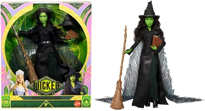 Mattel Universal Pictures' Wicked: for Good Deluxe Elphaba Fashion Doll with Removable Outfit & 4... | Amazon (US)