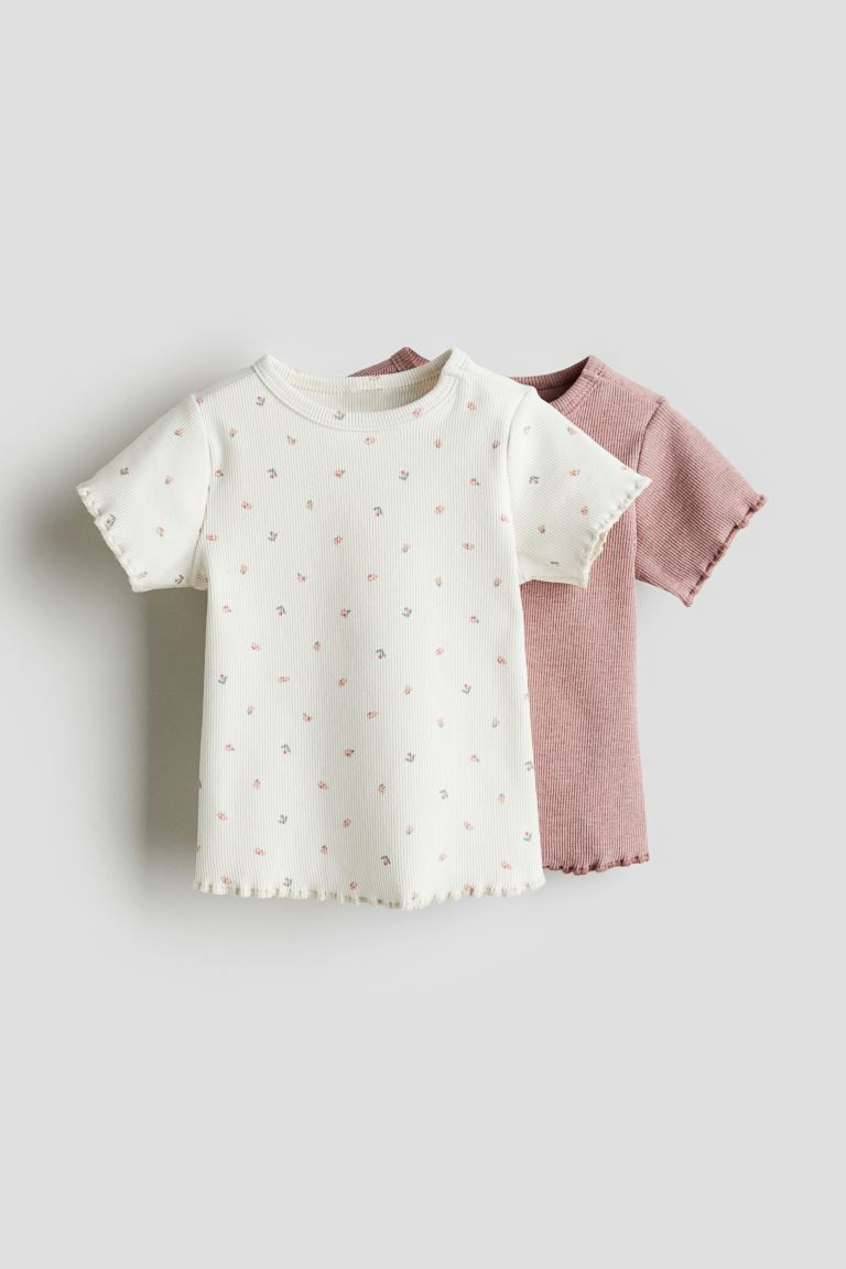 2-pack Ribbed Tops | H&M (US + CA)