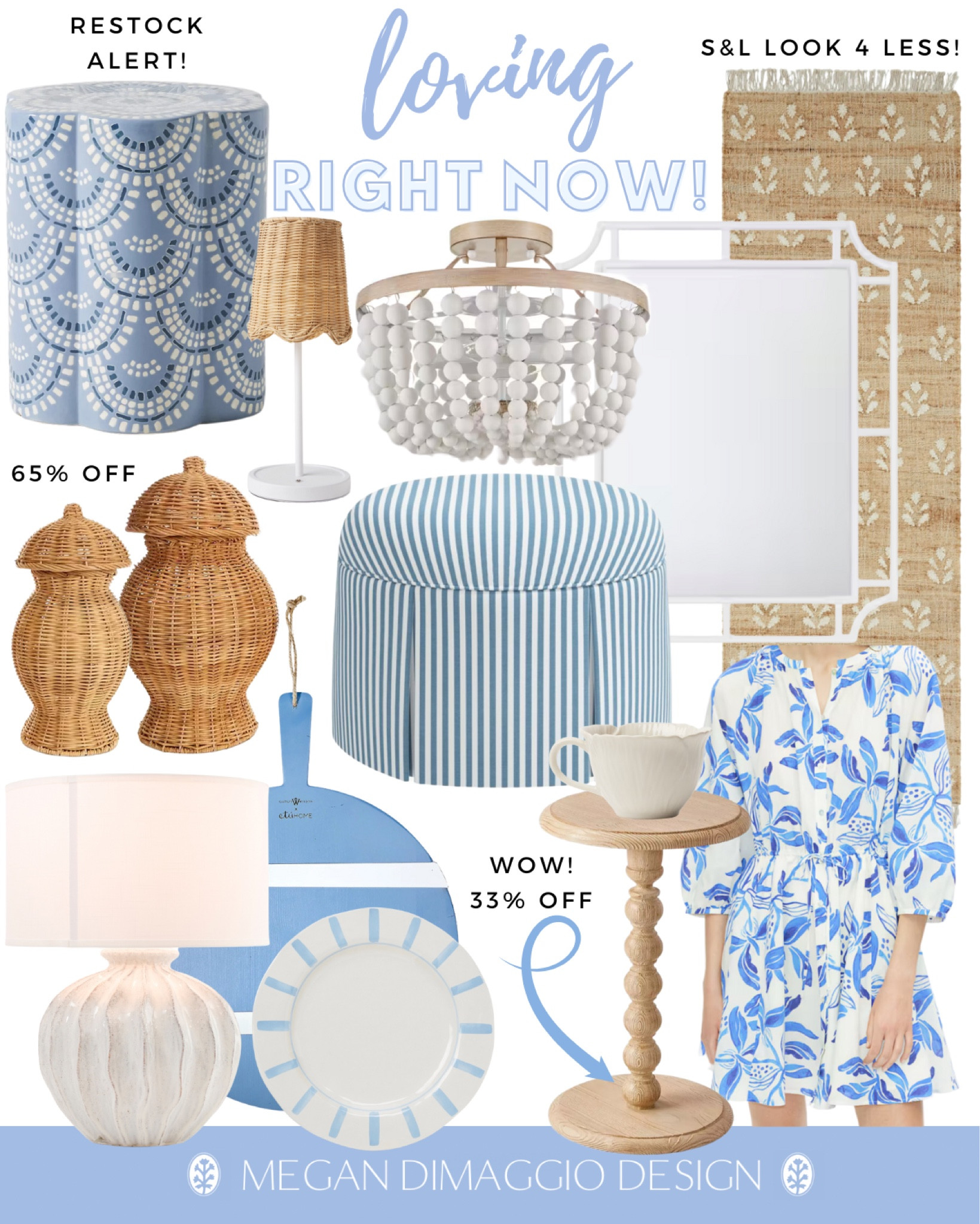 Brand new looks I’m LOVING right now!! 😍🙌🏻 Including a few restocks like our gorgeous scalloped garden stool & rattan led table lamps!! 👏🏻👏🏻👏🏻

Plus several are on sale this weekend like this wicker ginger jars now on clearance under $50 🤯, this pretty striped skirted ottoman, 33% off this new side table and more!! 🤍

#LTKHome #LTKSaleAlert #LTKFindsUnder50