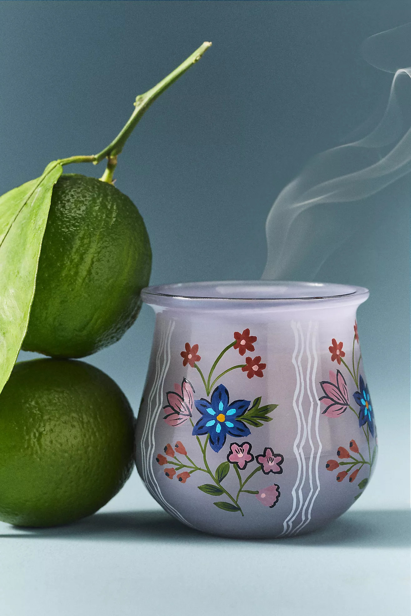 Scandi Fresh Ocean Waves & Bright Bergamot Glass Candle | Anthropologie (US)