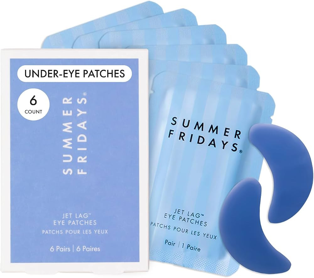 Summer Fridays Jet Lag Hydrating Eye Patches - De-puffing Hydrogel Under Eye Masks with Hyaluroni... | Amazon (US)