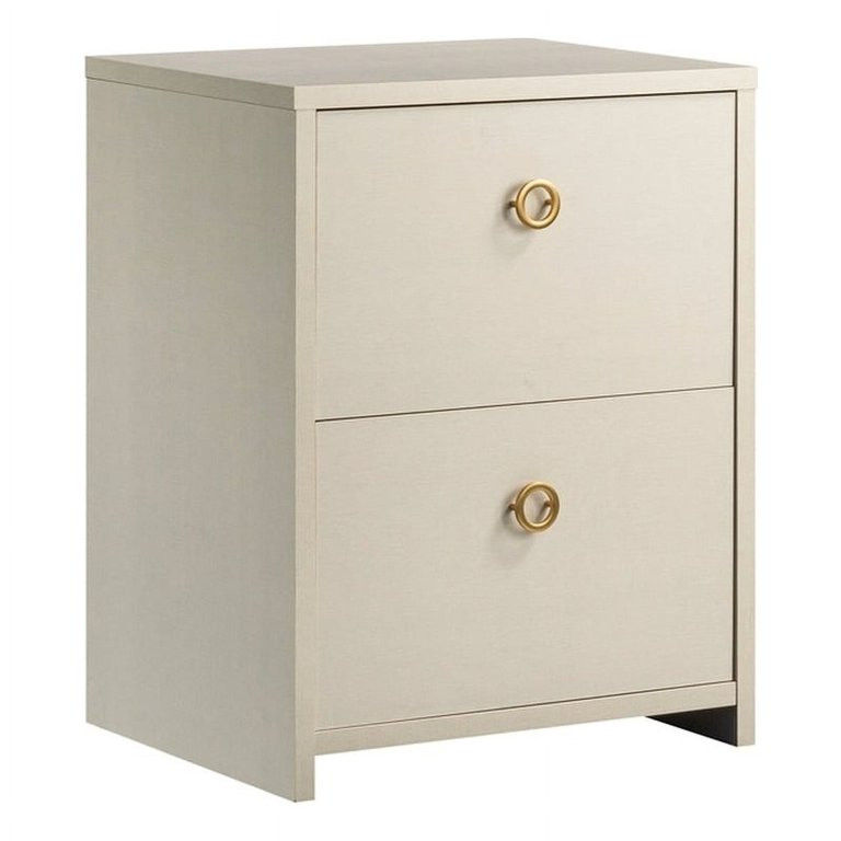 Sauder Grand Coast Engineered Wood Lateral File in Dove Linen/Off White Finish | Walmart (US)