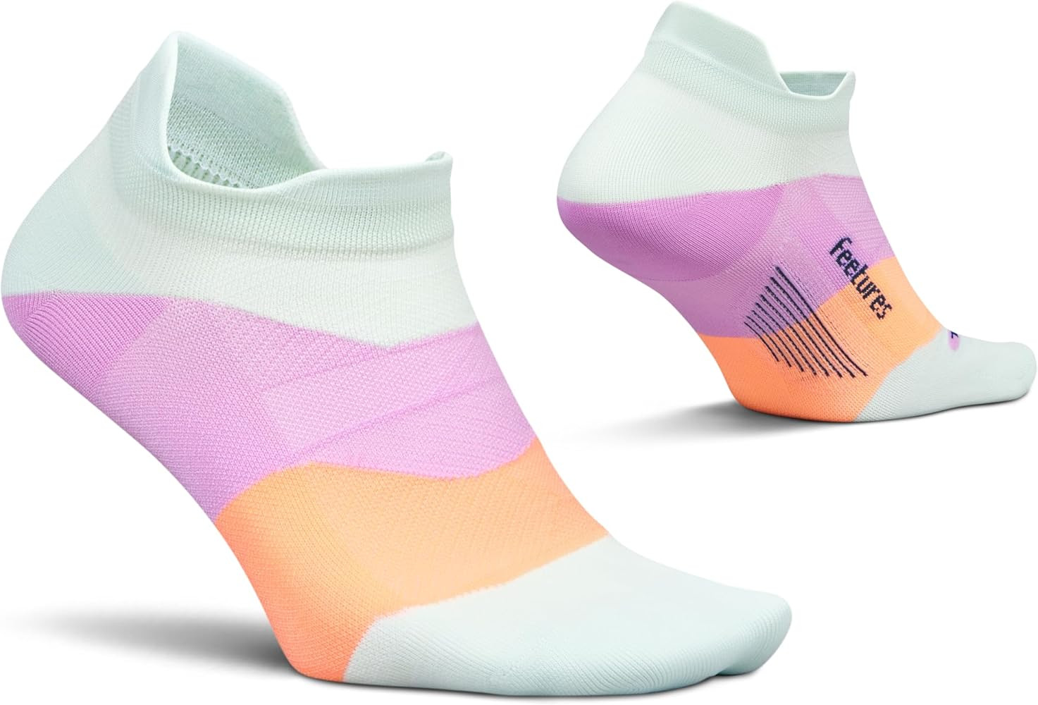 Feetures Elite Light Cushion No Show Tab Sock Wave | Amazon (US)