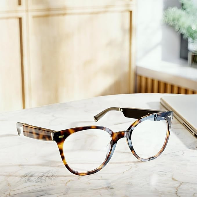 Amazon Echo Frames (newest model), Smart glasses with Alexa+ Early Access, Cat Eye frames in Brow... | Amazon (US)